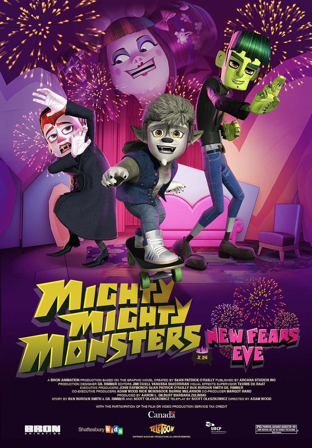 Постер Mighty Mighty Monsters in New Fears Eve